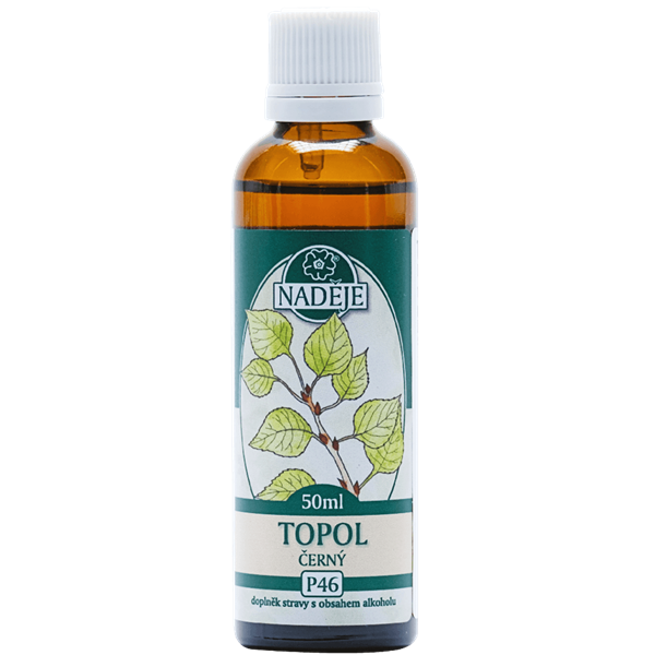 Naděje Topol černý tinktura z pupenů 50 ml